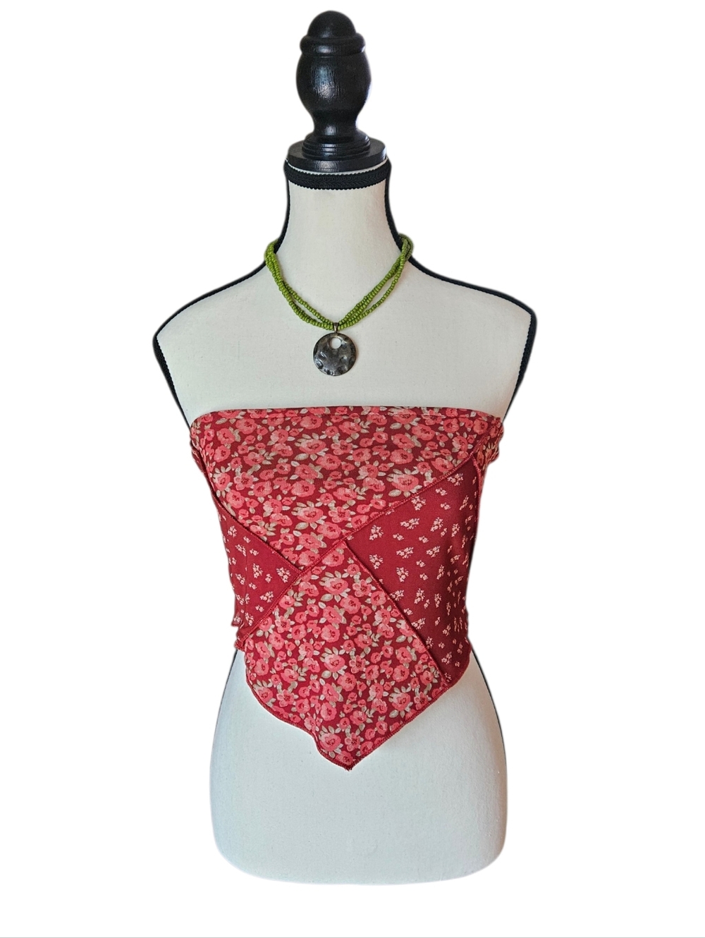 Altar'd State Jasmin Patchwork Bandana Top Small